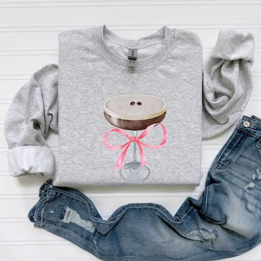 Espresso Martini Bow Crewneck